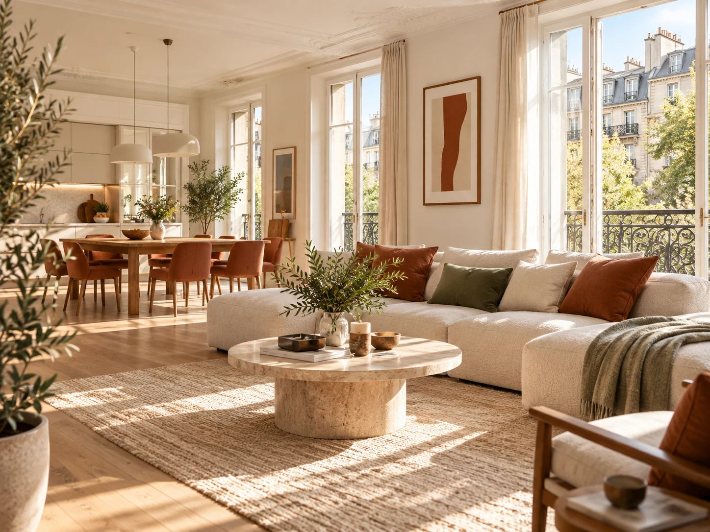 Intérieur de maison rénové